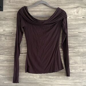 NWT Skims Sheer Modal Off Shoulder Sleeve -M